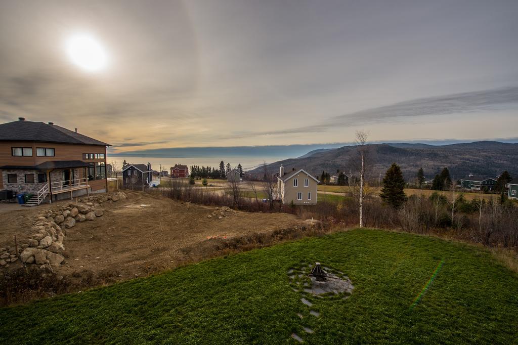 Les Chalets Huppes Du Massif Petite-Riviere-Saint-Francois Zimmer foto